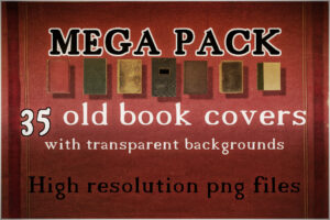 presentation of antique book covers textures resources huge pack