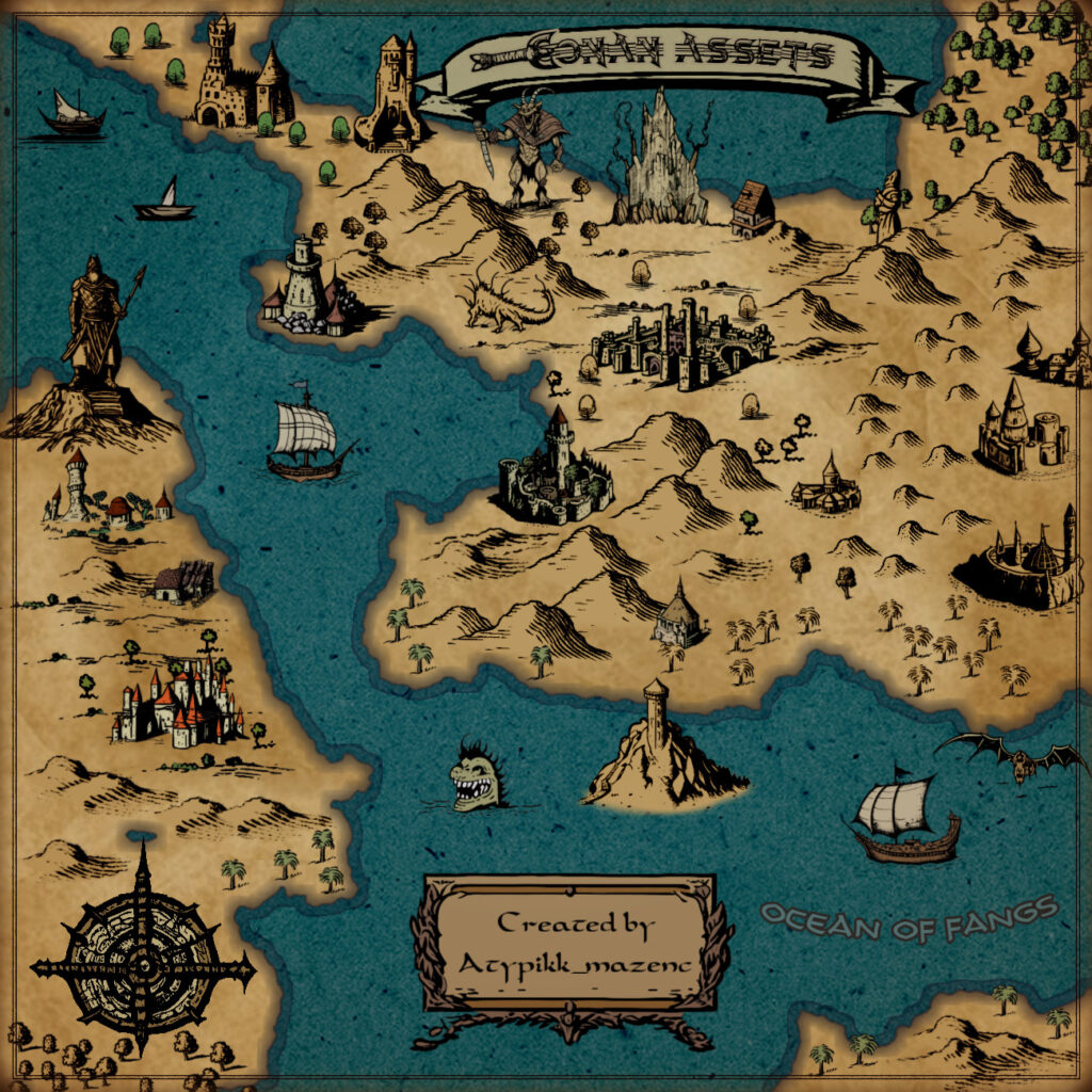 Fantasy Map Resources Pack 1024x1024 