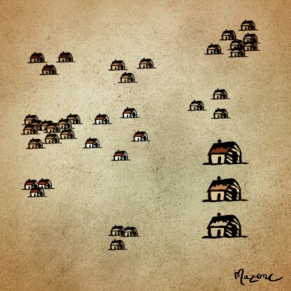 houses fantasy map assets, antique cartography