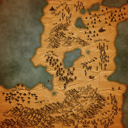 brown parchment fantasy map texture for wonderdraft or other softwares, antique cartography