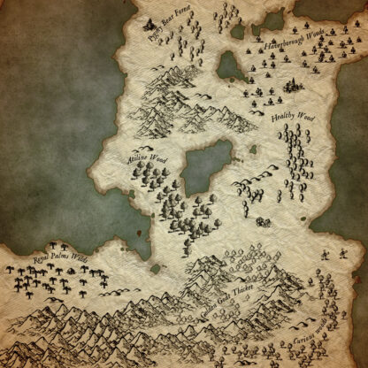 old paper or parchment fantasy map texture for wonderdraft or other softwares, antique cartography