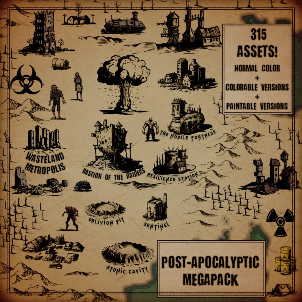 Fantasy Map Assets Post Apocalyptic 1024x1024 