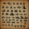 Post-Apocalyptic Fallout Inspired Vintage Assets & Theme MEGAPACK - Image 2