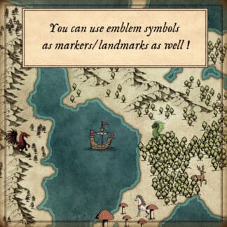 Decorative Map Elements Complete Bundle - Fantasy Map assets