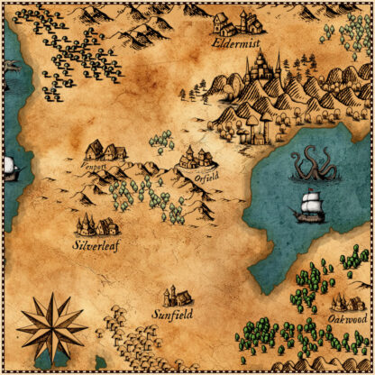 seamless parchment textures, antique cartography, fantasy map assets for Wonderdraft grounds