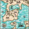 seamless water textures for Photoshop or Gimp, fantasy map assets