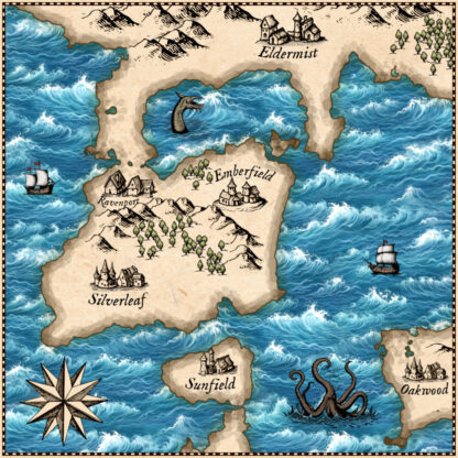 seamless water texture, fantasy map symbols