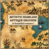 seamless parchment textures, antique cartography, fantasy map assets for Wonderdraft grounds