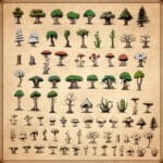 World Trees and Ents - 141 Cartography Assets MEGAPACK