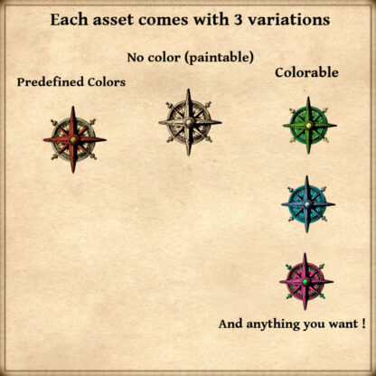 compass roses, wind roses, cartography assets, fantasy map symbols, windroses, photoshop, gimp, wonderdraft resources