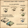 waterfalls wonderdraft assets, fantasy map assets, waterfalls pack, cartography assets, pirates, fantasy map symbols, photoshop