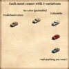 mad max cars, post-apocalyptic vehicles, robots, tanks, people, raiders, fantasy map markers