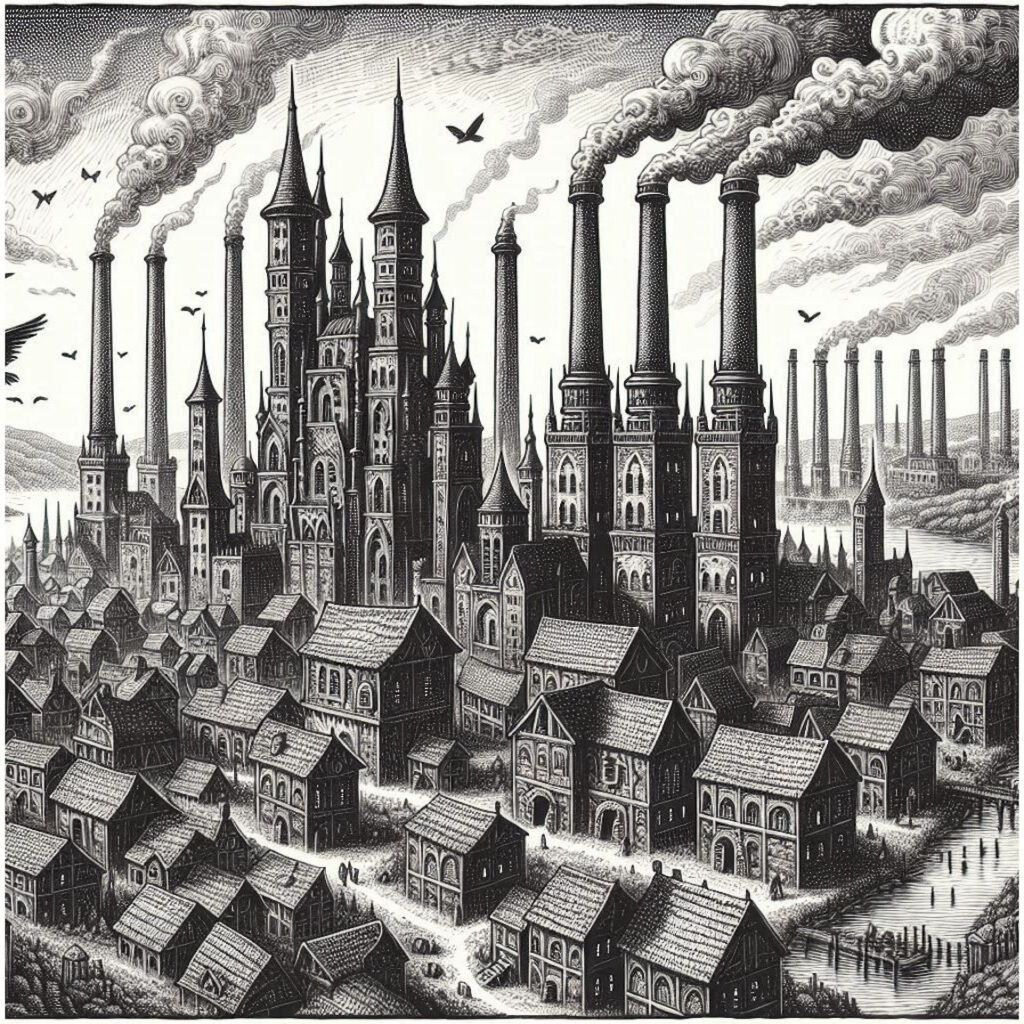 Mapping Medieval Fantasy Industries with Cartography Assets