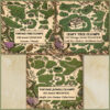 Tree clumps pack, Wonderdraft assets, Vintage cartography assets, fantasy map resources, woodland, trees, forest, woods, jungle