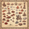POIs, points of interest, fantasy map assets, Wonderdraft resources, Vintage cartography assets, giant rib bones