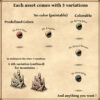 fantasy map resources, Wonderdraft assets, flesh creatures, muscle mountains, Photoshop, Inkarnate, Fantasy map assets, map symbols