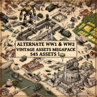 Cartography assets, vintage map assets, military map assets, world war 2, world war 1, WW1, WW2