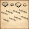 Wonderdraft assets, aqueducts, archways, fantasy map assets, vintage cartography assets, fantasy medieval assets, high elf structures