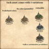 High elf terraced city, elven towns, cathedrals, fantasy map assets, wonderdraft map icons, wonderdraft assets