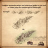Fantasy map icons, Wonderdraft, Inkarnate symbols, isometric mountains map assets, vintage map assets, antique map symbols