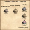 Wonderdraft assets, space colony, sci-fi settlements, vintage cartography landmarks, sci-fi metropolis, futuristic towns